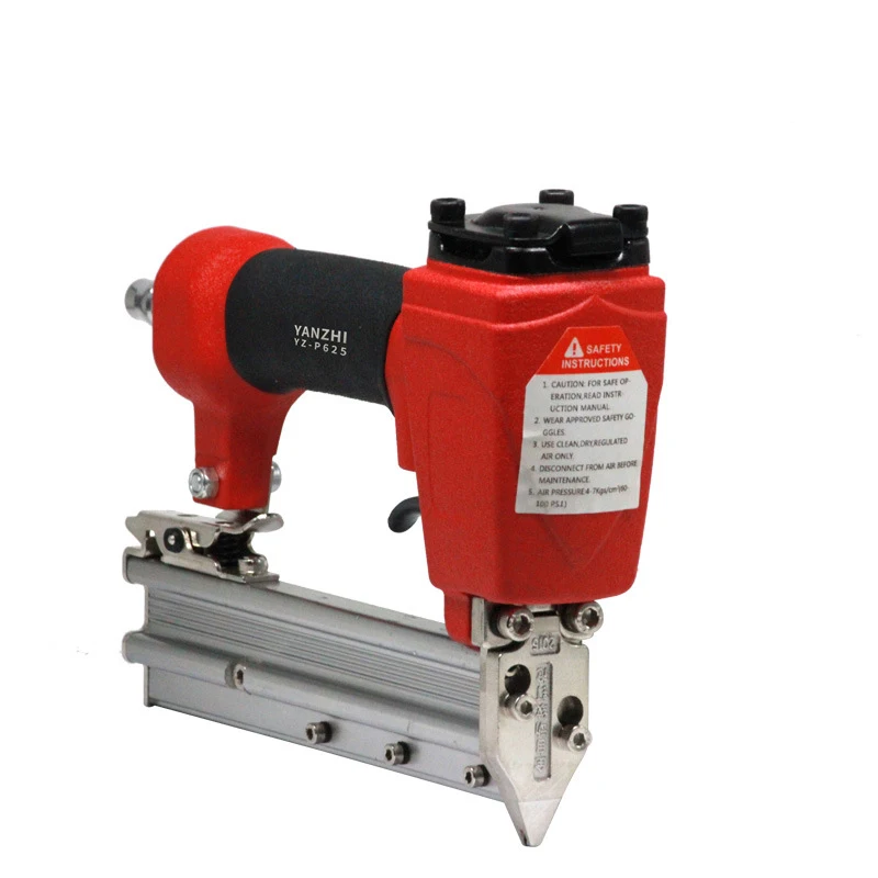 Imagem -03 - Pistola de Grampo Pneumática Profissional Heavy-duty Finish Nailer Grampeador para Madeira Estofos Tapete Arame Esgrima 063 Milímetros