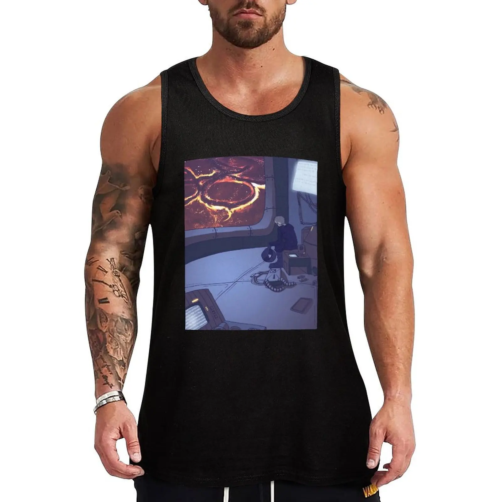 

547 Days Tank Top Men's clothes bodybuilding t-shirt sleeveless