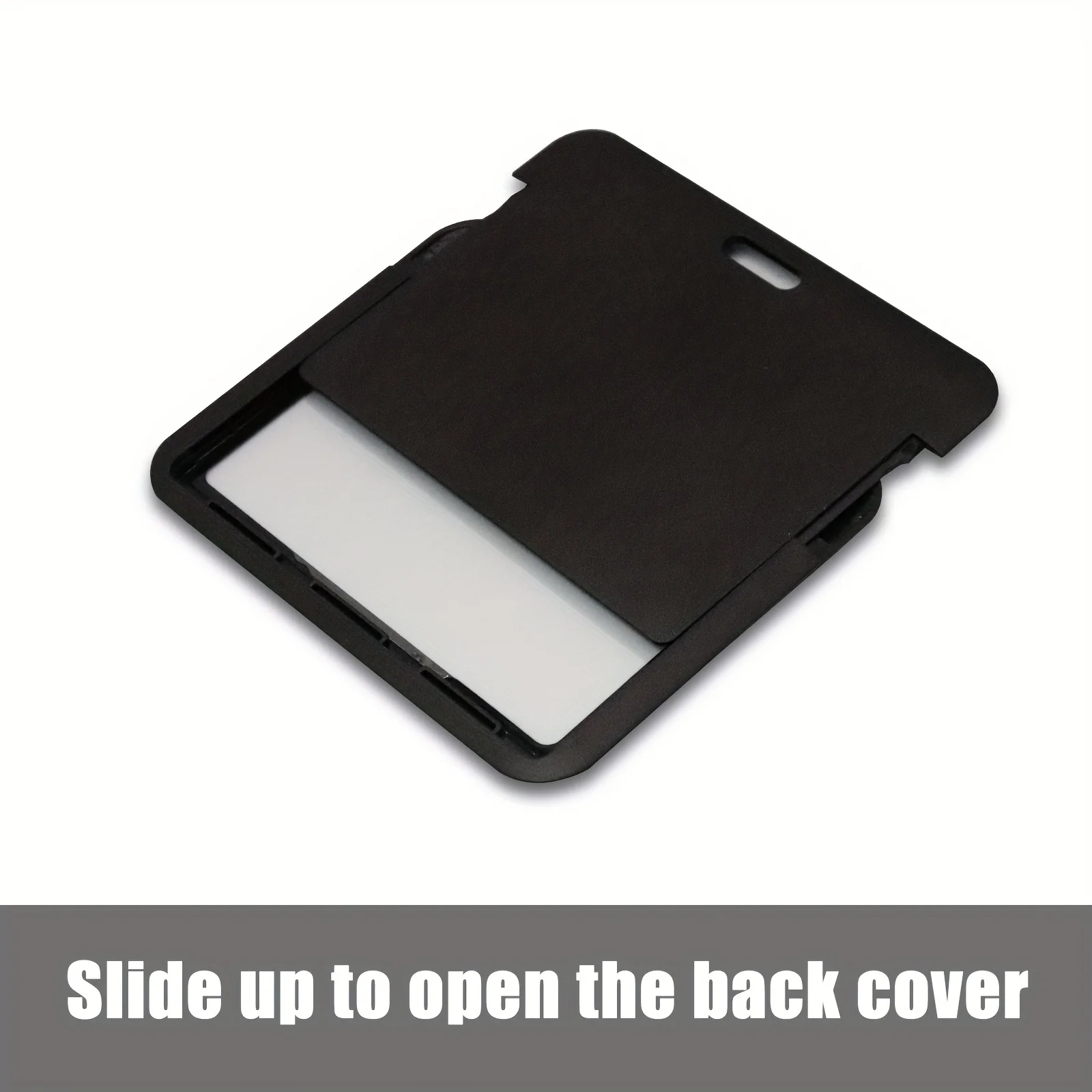 1PC Sliding Card Cover ID Name Badge Holder Pass Bus Work Card Cover Protectors Chest Pocket Women Students Card Holder Badge