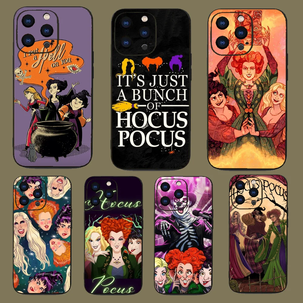 Hocus Pocus Phone Case For Iphone 15 11 13 14 Pro Max 7 8 Plus X Xr Xs Max Se2020 12mini Cover Case