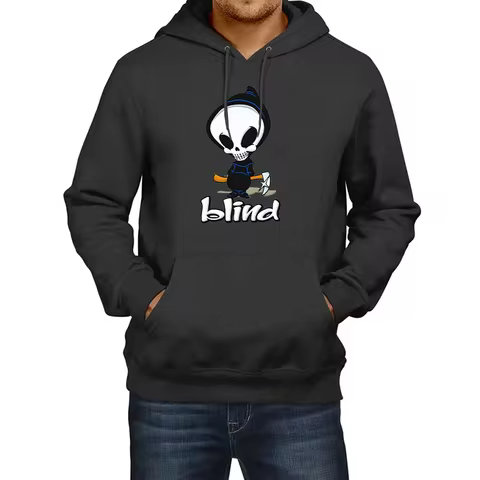 Skull Print Hoodie Casual Sports Outdoor Pullover Hoodie Long Sleeve Funny Pattern Sweatshirt Top