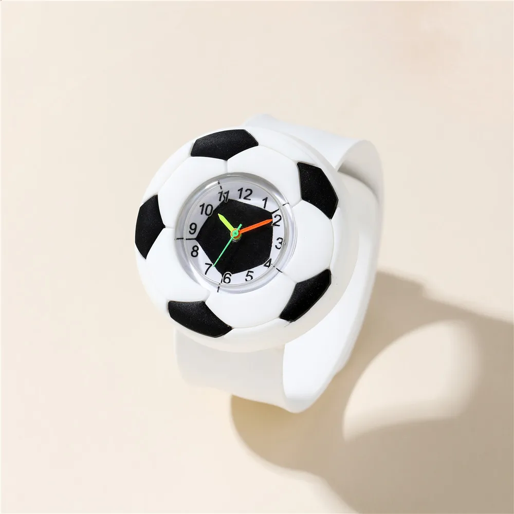 Football Style Cartoon Children's Watch Boys Girls Students Sports Watch