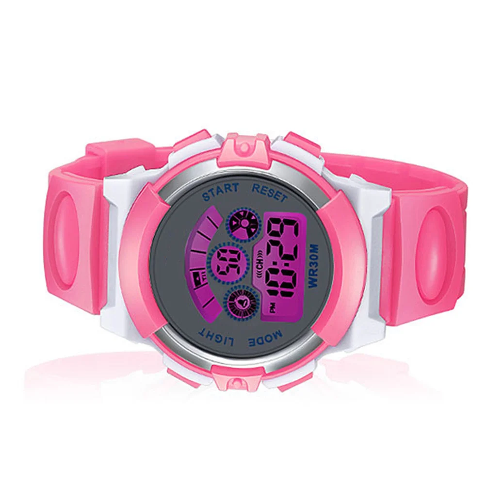 Waterproof Digital Watch Luminous Display with Alarm Stopwatch Function for 30M Water Resistance