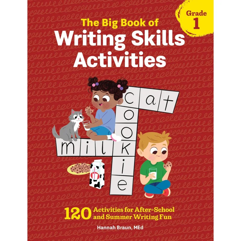 

Большая книга навыков письма, занятия 1 120 классов для послешкольного и летнего письма, развлечения 9781647398880