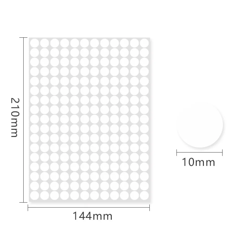 Colorful Round Dot Stickers Self Adhesive Labels For Writing Planner Journaling School Office Supplies Organizer Craft