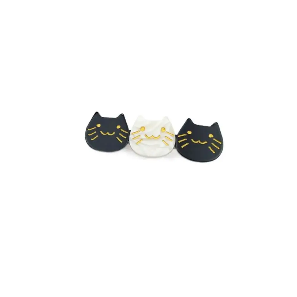 

Clip Acetic Acid Duckbill Clip For Children For Girl Three Cat Hair Clip Female Barrettes Hair Accessories Korean Style Hairpin