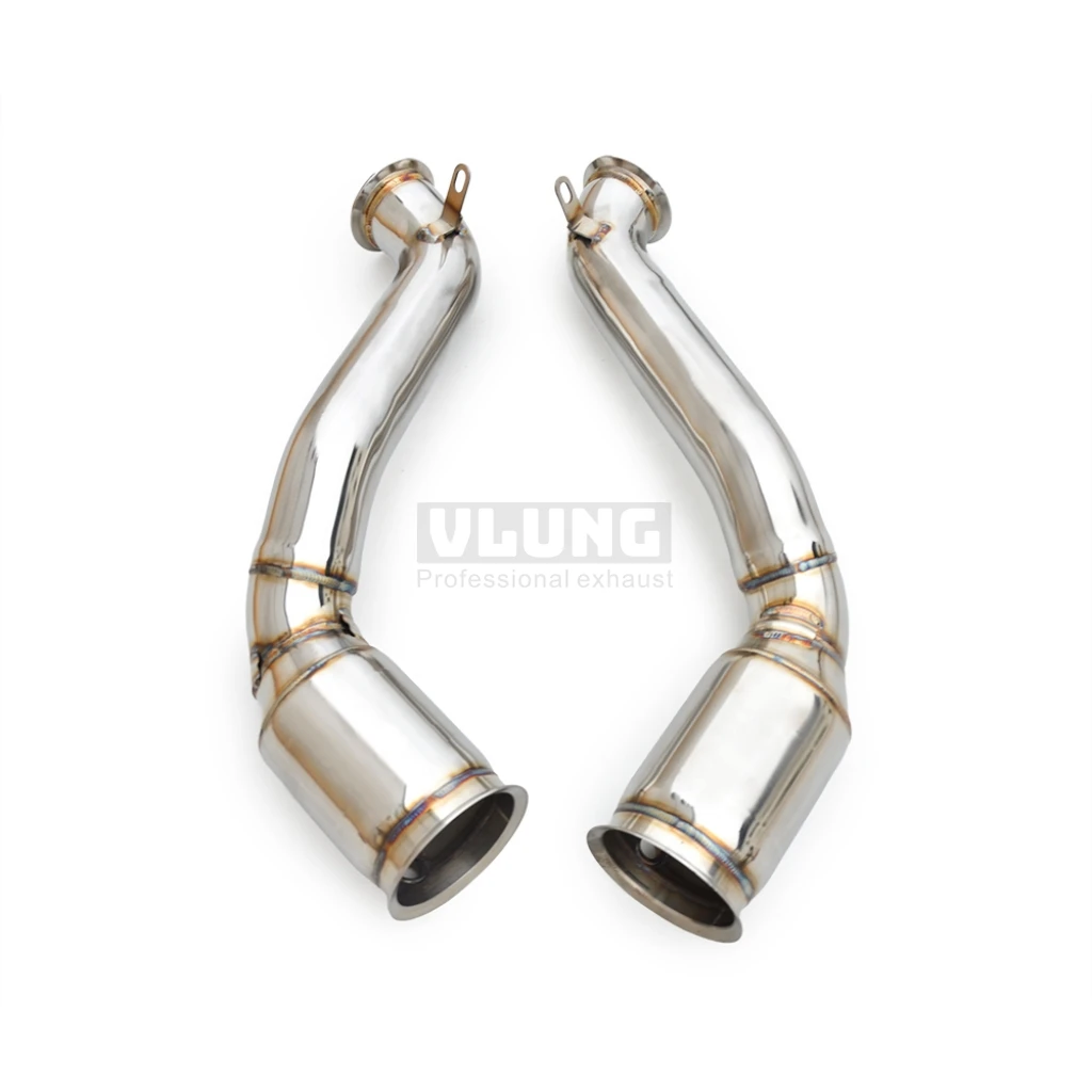 For McLaren GT 4.0T 2019-2025 Stainless Steel Downpipe Direct Downpipe with Catalytic High Performance Downpipe Exhaust System