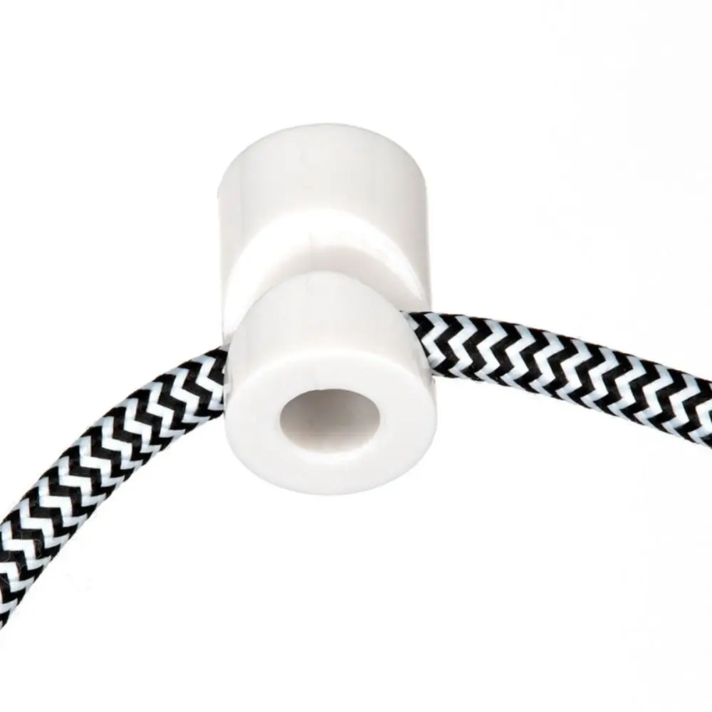 Plastic Pendant Light Cable Hook Cable Organizer Black Power Cord Retainer Lighting Fixture Chandelier Cable Hook