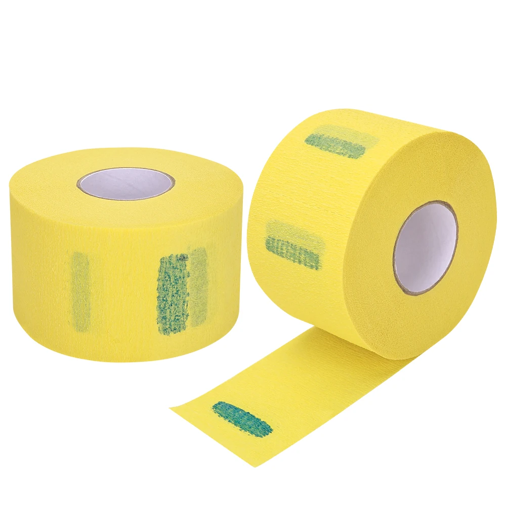 Disposable Hair Neck Strip Paper, Stretchable Strong Adhesion Neck Wrap Paper for Haircut for Salon Barber Hairdressing