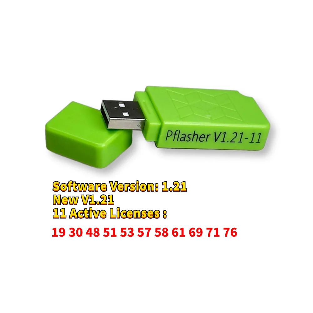 Universal V1.21 USB Dongle for PCMmaster ECU Tuning Tool - PCM FLASH/SM2 PRO with 69 Modules, Free Damaos Programmer