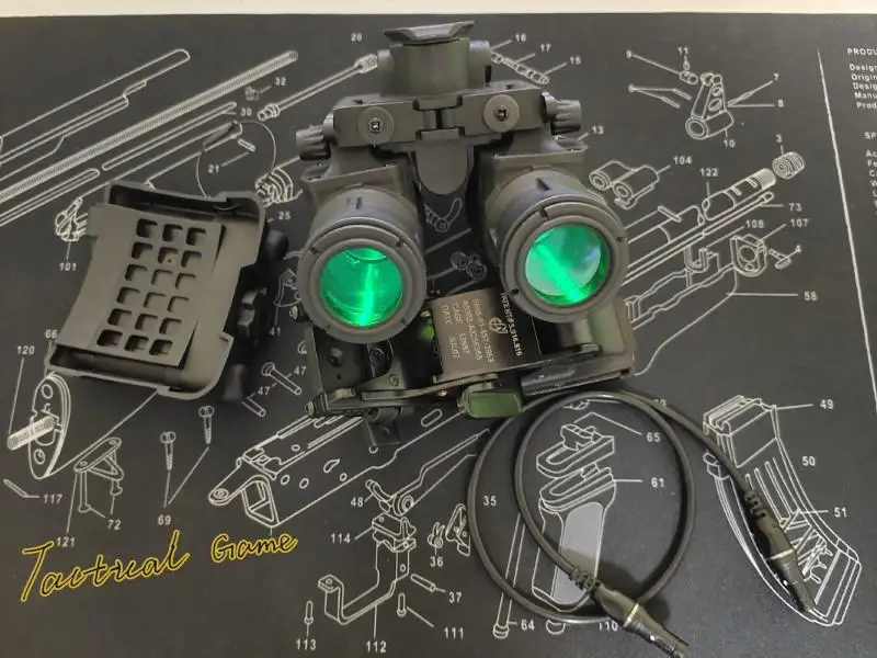 Taktyczny Paintball AN/PVS-31 Model NVG + AN/PVS-31 metalowa promocja mocowanie kasku