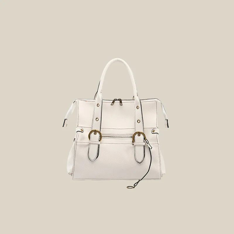 

Retro new fashion female one-shoulder commuter handbag Korean sweet and cool hot girl style large capacity underarm bag 2025