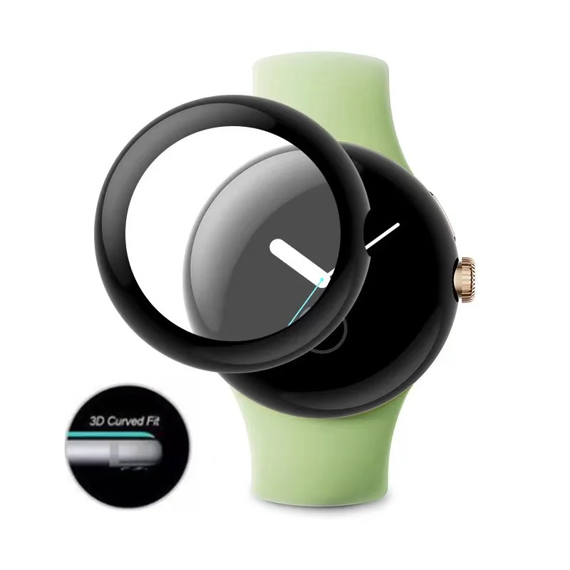Защитная пленка для Google Pixel Watch, композитная пленка 3D для защиты экрана умных часов от царапин, защитные аксессуары, 3 шт.
