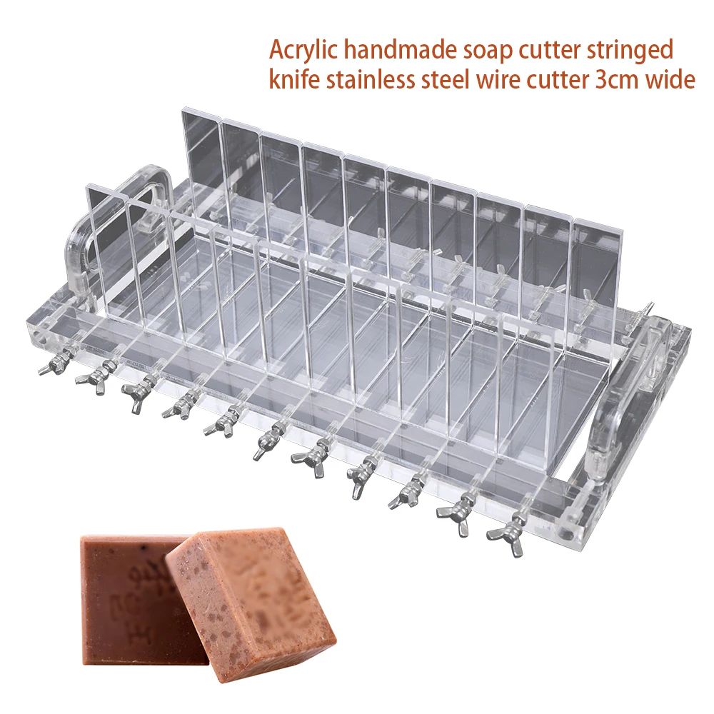 Handmade Soap Cutter Acrylic Cutting Machine Wire Slicer Soap Making Loaf Mold