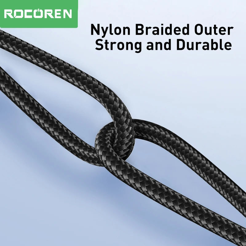 Rocoren AUX สายแปลงสัญญาณเสียงชนิด C ถึง3.5มม. อะแดปเตอร์ลำโพงสำหรับหัวเว่ย ipone realme ในรถยนต์สายแปลงหูฟังคอมพิวเตอร์