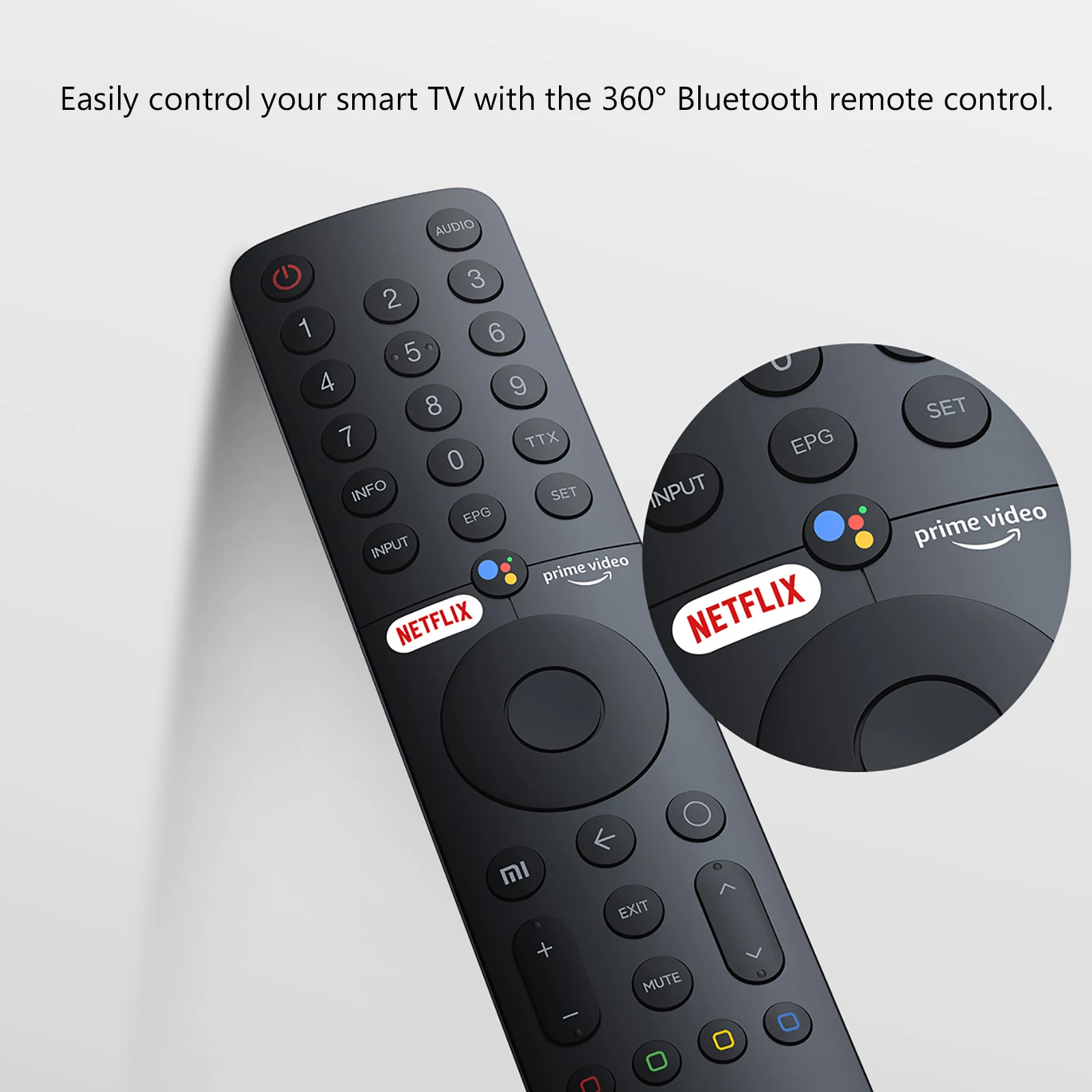 XMRM-19 z pilotem Bluetooth 360 ℃ dla Xiaomi Mi TV Android 4K P1 Q1 Smart TV nadające się do L32M6-6AEU L43M6-6AEU L75M6-ESG