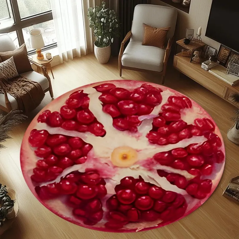 3D Fruit Print Rugs and Carpets for Home Living Room Decoration Teenager Bedroom Decor Carpet Non-slip Area Rug Sofa Floor Mats