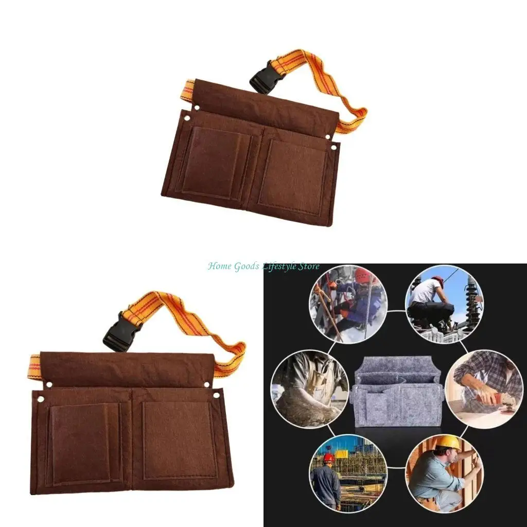 

E74E Construction Tool with Adjustable Belt Waist Bag Single Side Work Work Apron for Carpenters and Handymen