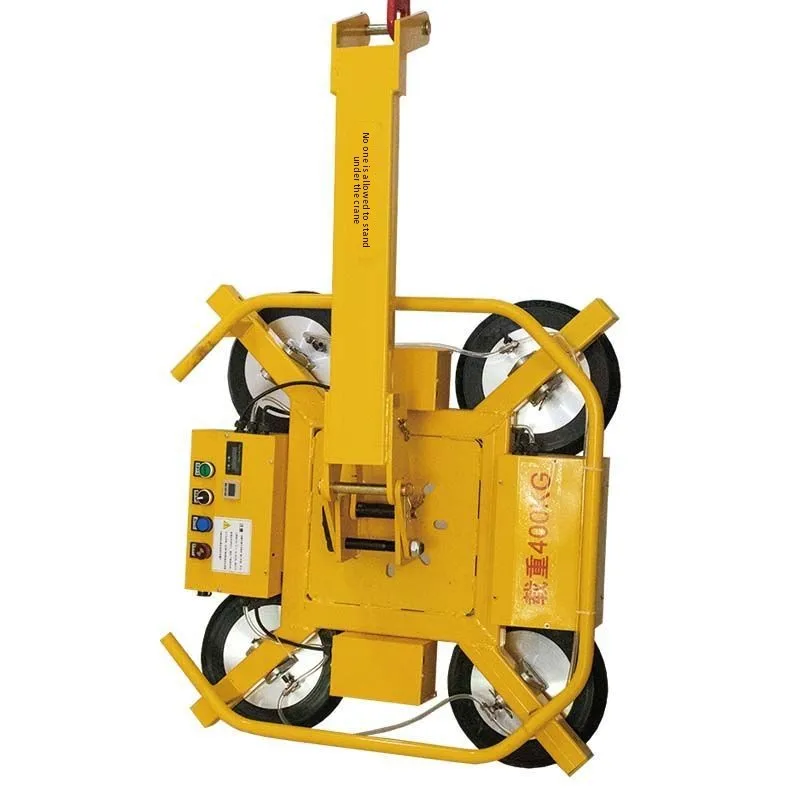 Large glass suction cup crane industrial manipulator handling and turning machine