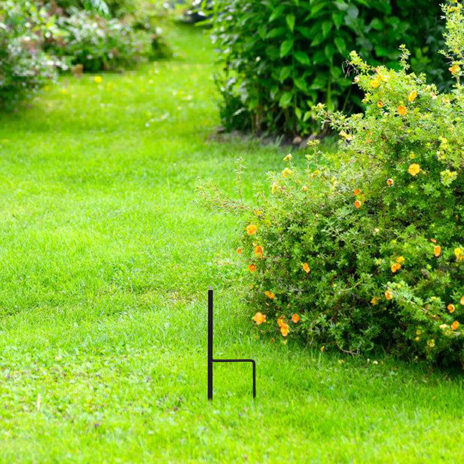 

4Pcs Heavy Duty Iron Shepherd Hook Stakes for Outdoor Bird Feeder Hanging Lanterns Plant Baskets Garden Yard Decorations