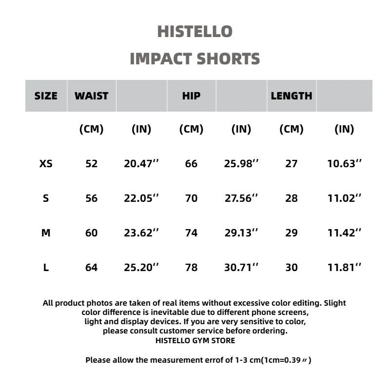 HISTELLO Impact Shorts Damen Gym-Sportleggings Nahtlose Yoga-Kurzhosen Scrunch Butt Pilates Lauf- und Biker-Workout-Shorts – Detail 2