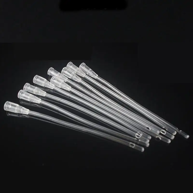 10PCS Feeder Cannula Tip Injectable Soft Pet Puppy Kitten Bird Parrot Oral Gavage Feeding Tube Feeding Device Hand Tool
