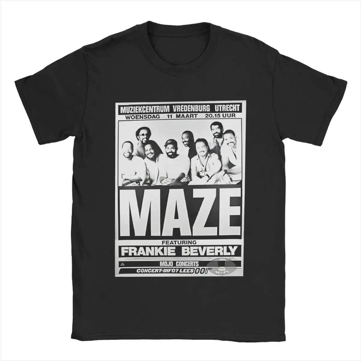 Men's T-Shirts Beverly Frankie Maze Singer 70s Vintage Pure Cotton Tee Shirt Short Sleeve T Shirts O Neck Clothes Gift Idea