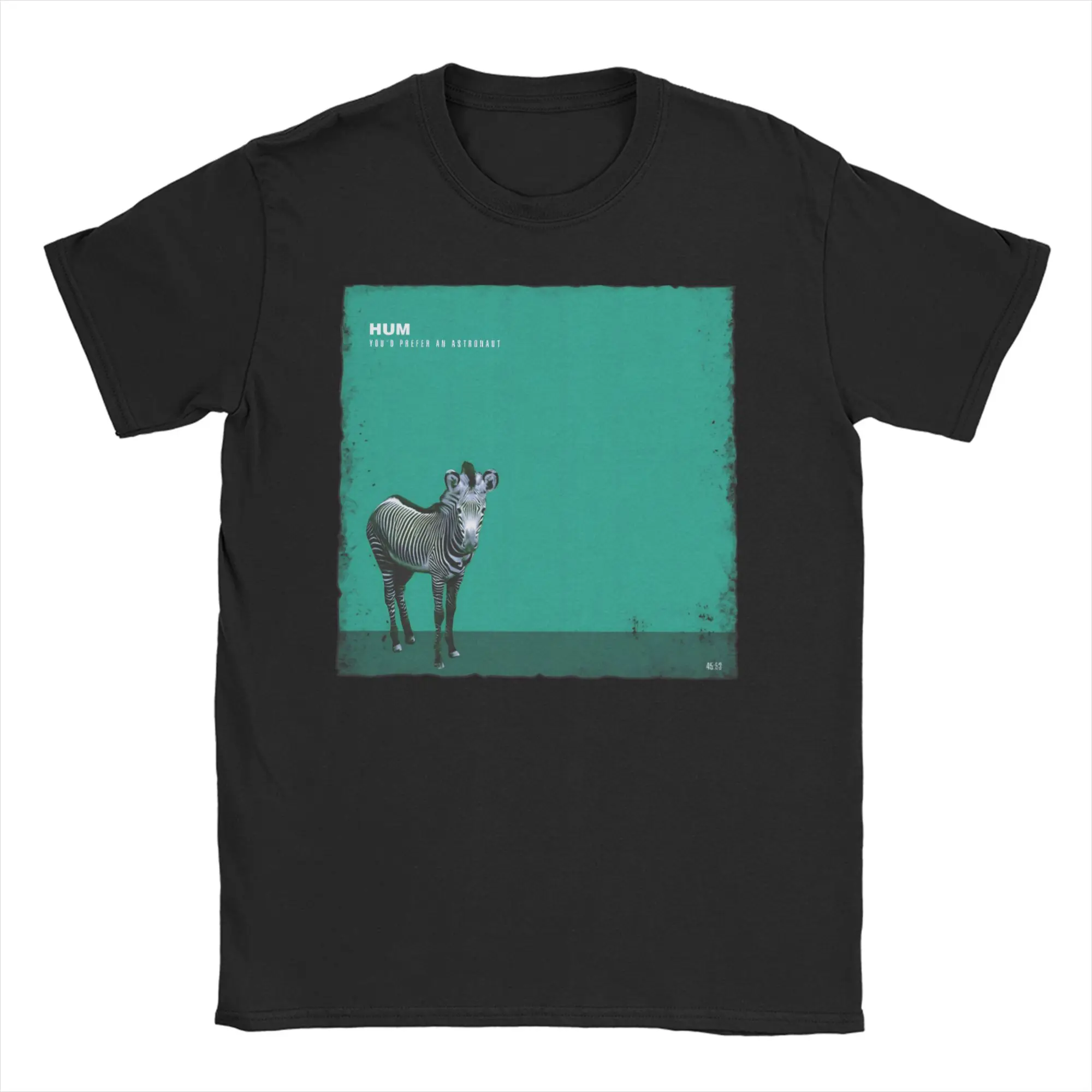 You'd Prefer an Astronaut Album Cover By Hum T Shirts Men 100% Cotton T-Shirts Round Collar  Tee Shirt Short Sleeve Clothes New