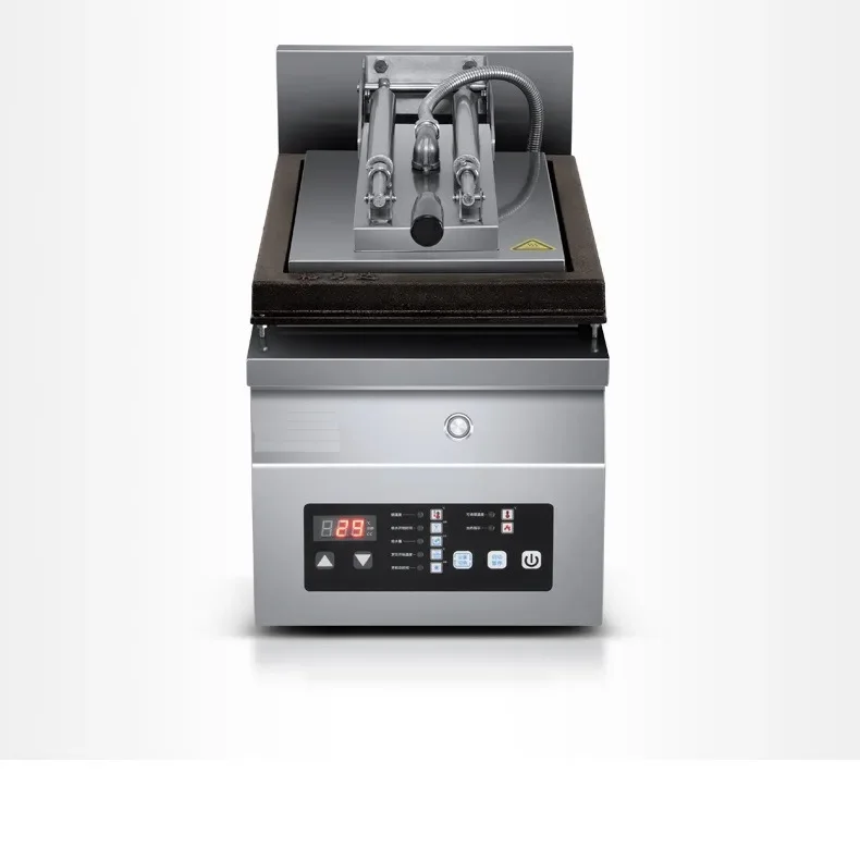 

Commercial, intelligent, fully automatic, electric fried dumpling machine, desktop, pot sticker, fresh fried dumpling machine