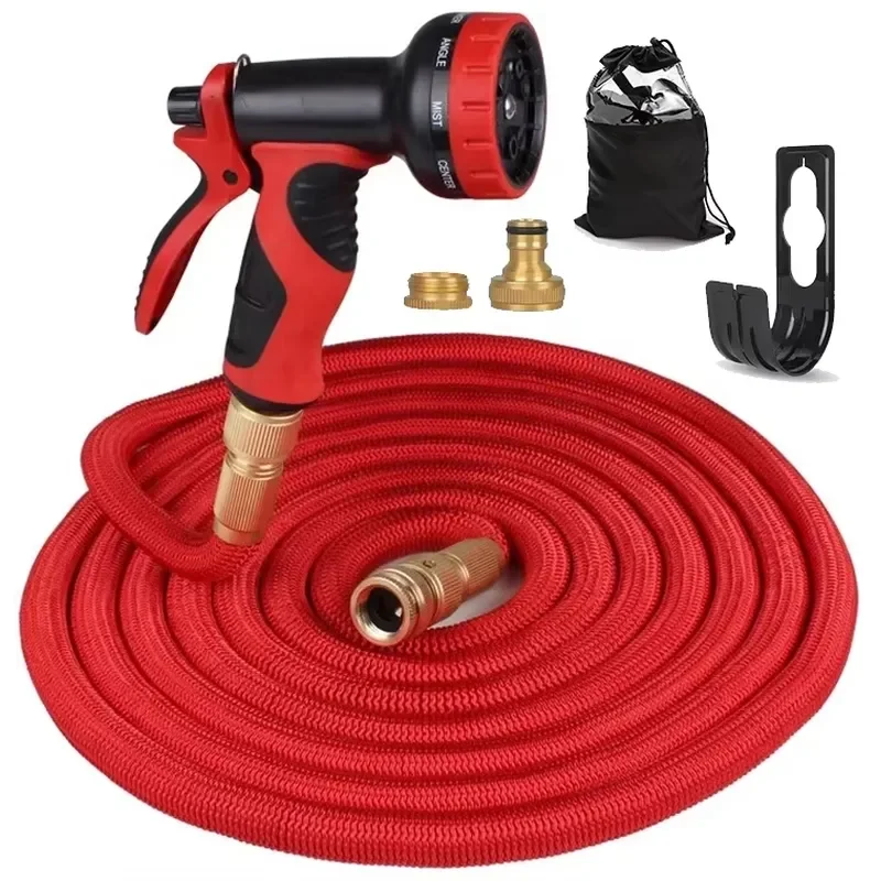 for 200 ft Retractable Reel Water Hose Automatic Expandable Garden Hose Pipe UV Protective and High Pressure for Lawn Care