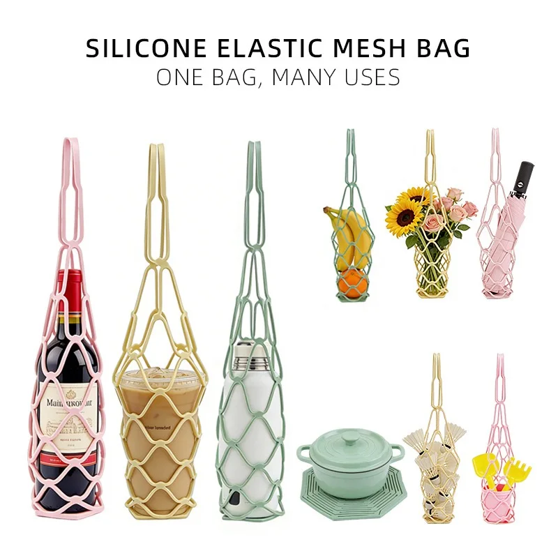Multi Functional Meal Mat, Silicone Mat, Basket Bag, Dining Table, Dish Mat, Plate Mat, Silicone Mat, Cup Mat, Home Wine Bag