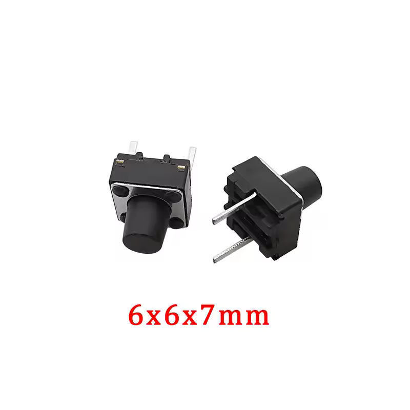 20/50/100Pcs Micro Tactile Switch Momentary Tact DIP Switch 2Pin 6 x 6mm Micro Touch Push Button Switch High 5mm 6mm 7mm 8mm 9mm - Image 11