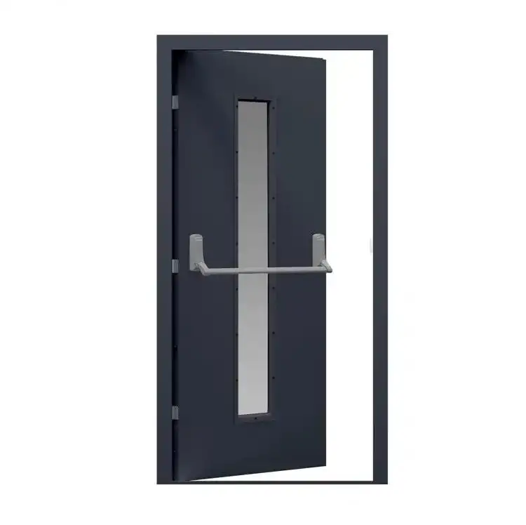 Factory Contemporary Fireproof Steel Doors Commercial Hollow Metal Door American Standard Fireproof Door
