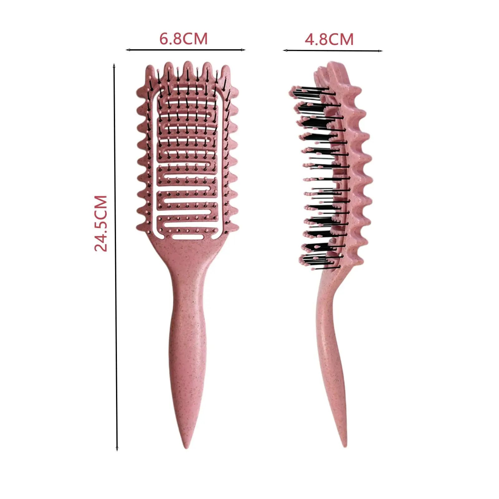 

Curly Hair Brush Hollow out Curl Define Styling Brush Beard Comb Styling Detangling Brush Multi-purpose Home Styling Tools