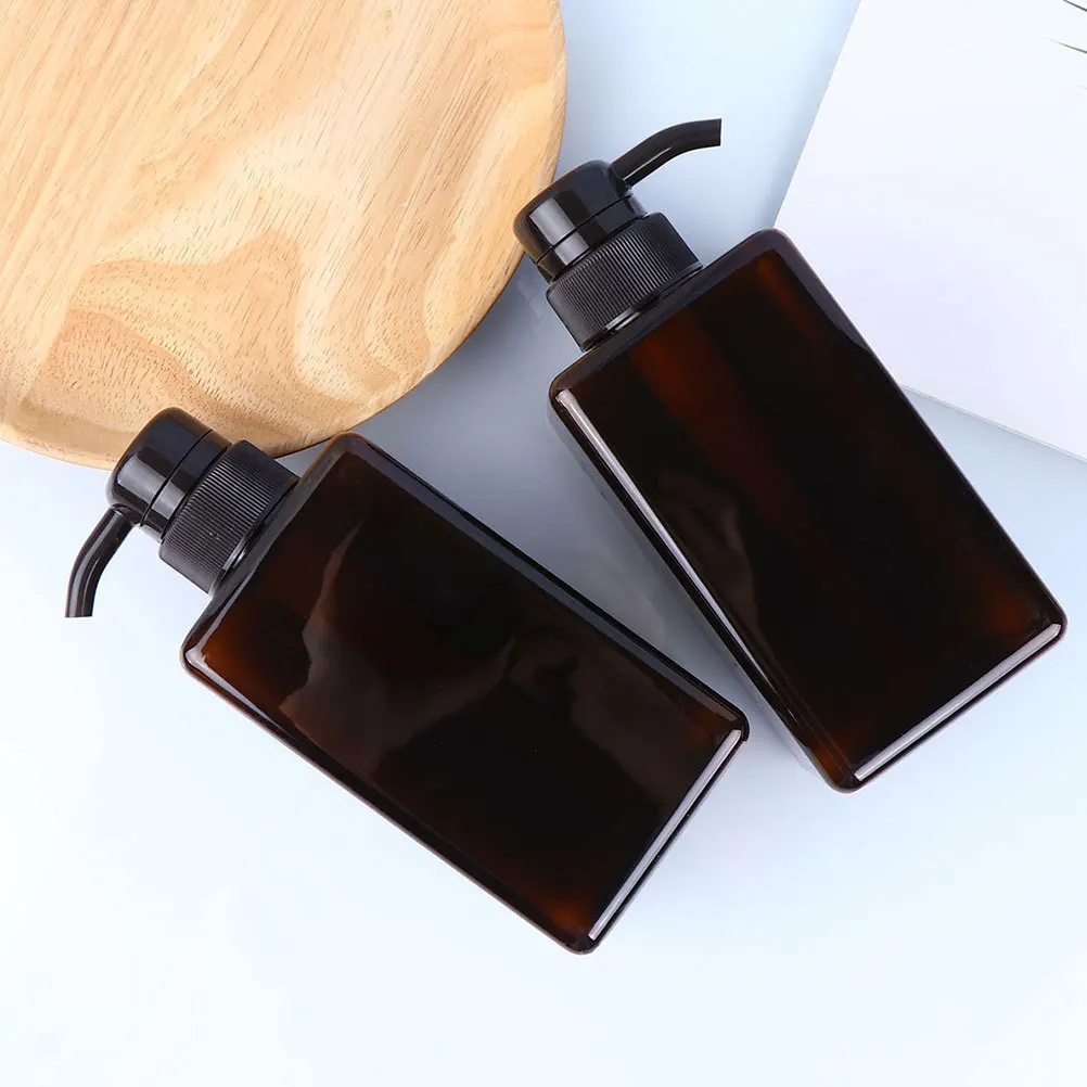 Bouteilles de quatuor d'émulsion, 2 pièces, lavage des mains, produit vide en plastique pour liquides de salle de bains