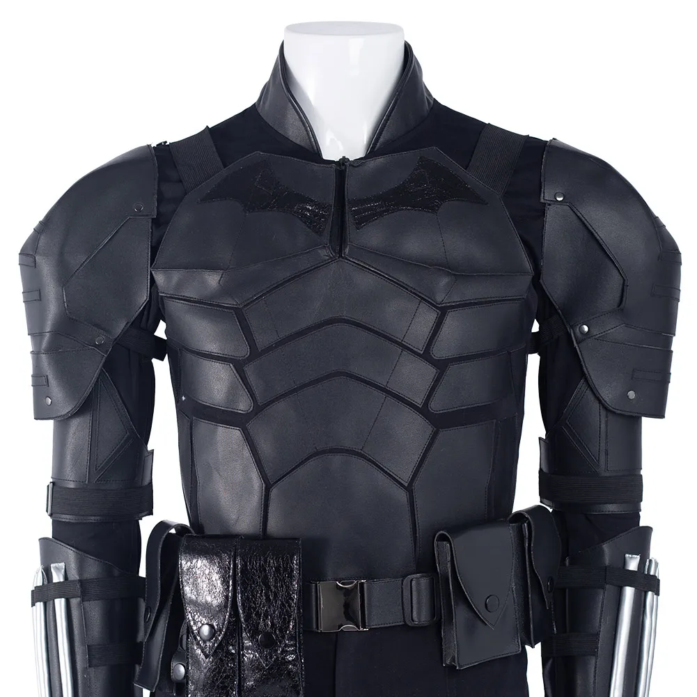 بروس تأثيري واين قناع زي خارقة السراويل عباءة ملابس رجل هالوين حفلة لعب الأدوار الملابس للذكور الكبار موضة جديدة #5