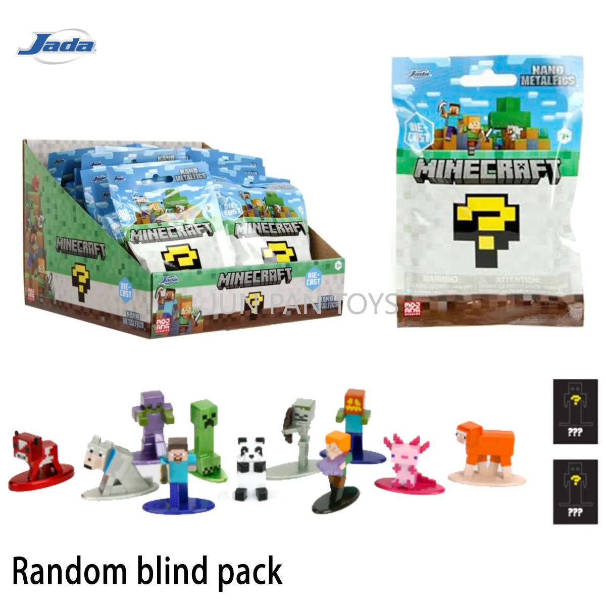Original Jada Minecraft Nano Metalfigs Wave 05 Blind Bag Die-Cast