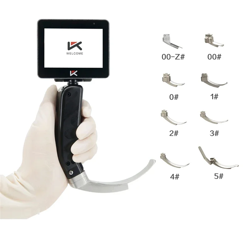 

Medical LCD Display Video Laryngoscopes Reusable Airway Laryngoscope Fast delivery
