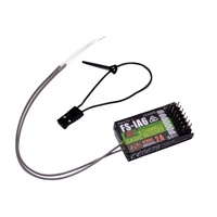 Flysky FS-IA6 6CH RC Receiver Double Antenna PPM Output with iBus Port Compatible FS-i4 i6 i10 GT2E GT2F GT2G Transmitter Drone