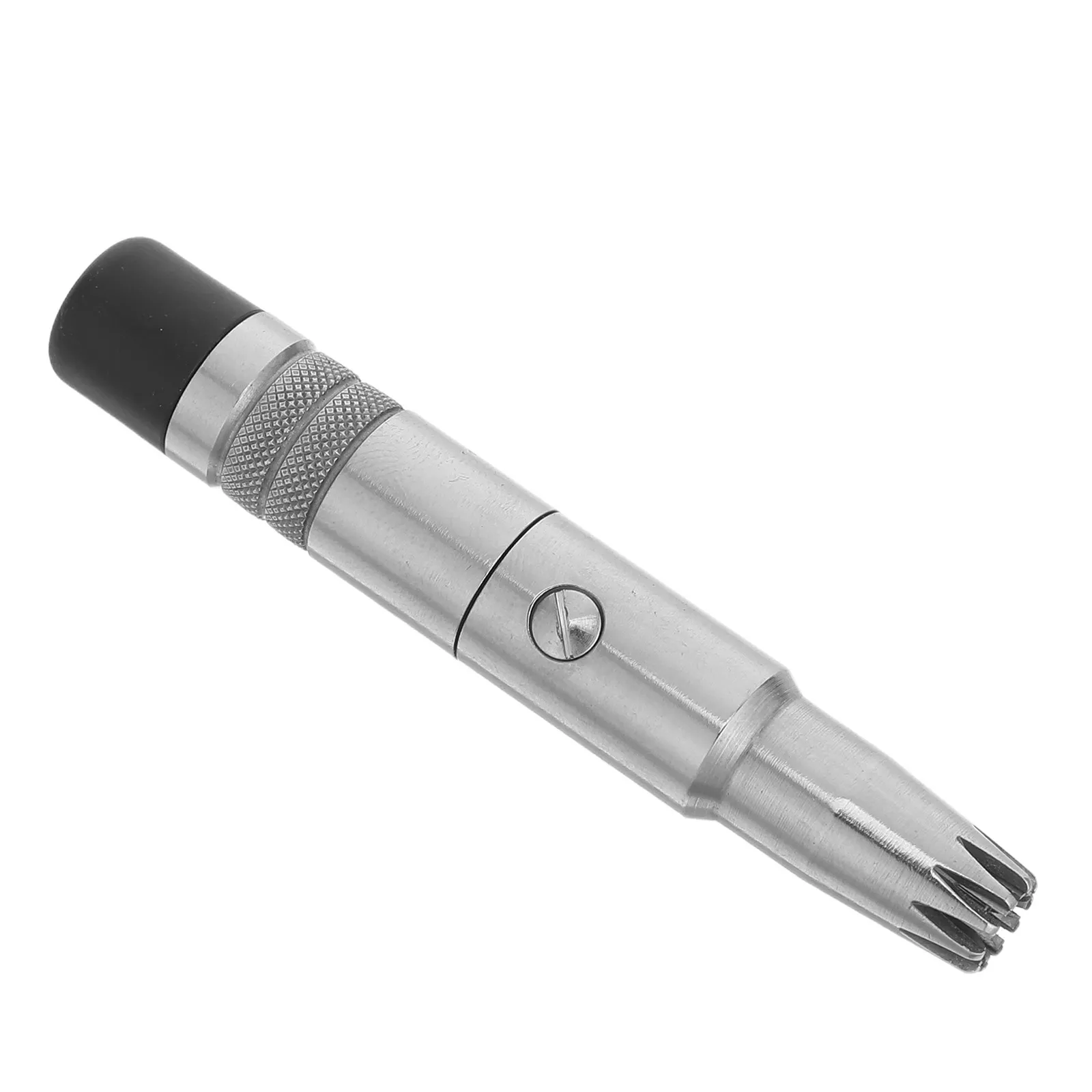 1Pcs Nose Hair Trimmer Manual Vibrissa Trimmer Silver Premium Quality Blades Hygiene Cleaning Nose Hair Clipper