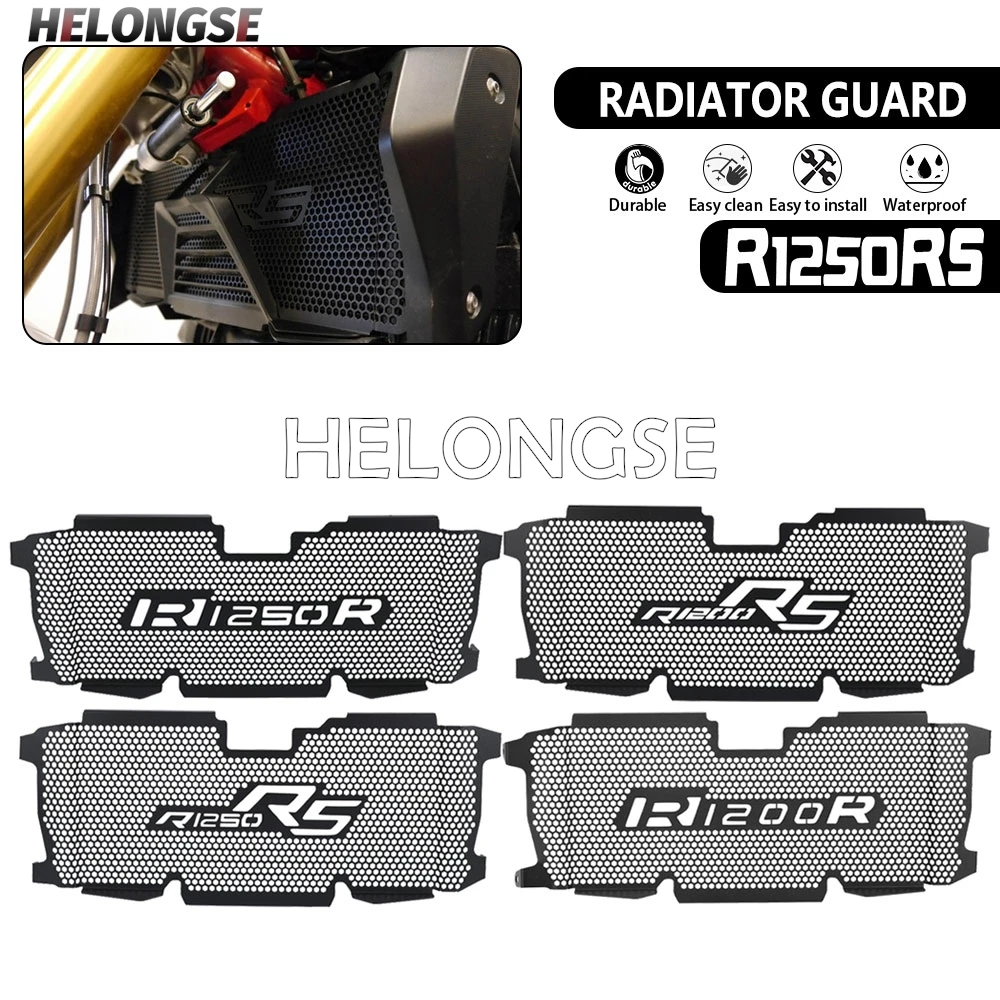 Motorcycle Radiator Grille Guard Cover Protector For BMW R1200R R1200RS 2015 2016 2017 2018 R1250R 2019-2025 R1250RS R 1250 R RS