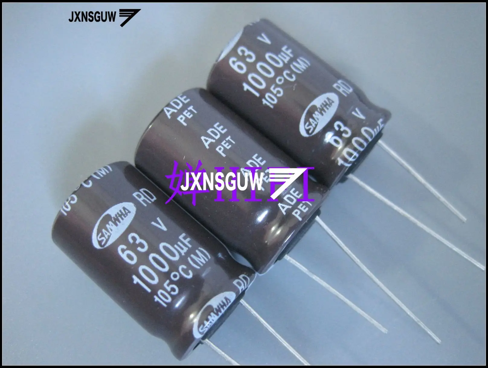 

20PCS Original SAMWHA RD 63V1000UF 16X25MM Brown Aluminum electrolytic capacitors 1000uF/63v 105 degrees 1000UF 63V