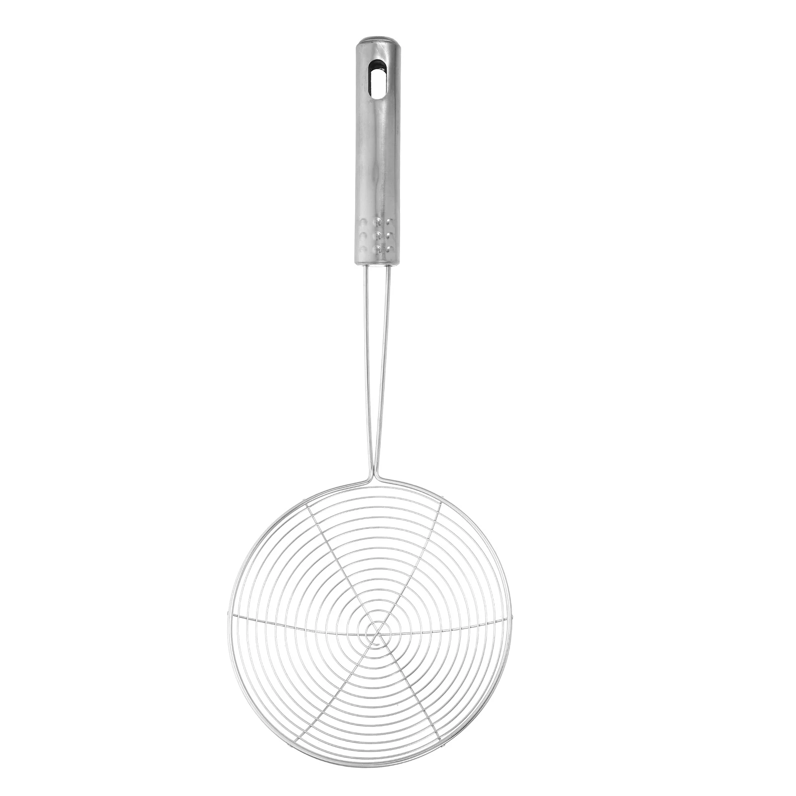 

Stainless Steel Wire Strainer Ladle Fine Mesh Skimmer Large Capacity Design for Frying Blanching Vegetables