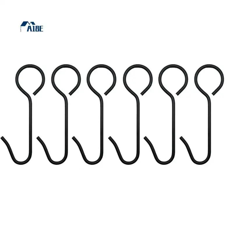 

A18E-12 Pack 6 Inch Steel Target Hanger Shooting Target Hook Gong Target Hanging Pipe Target Holders Targets Stand Kit Durable