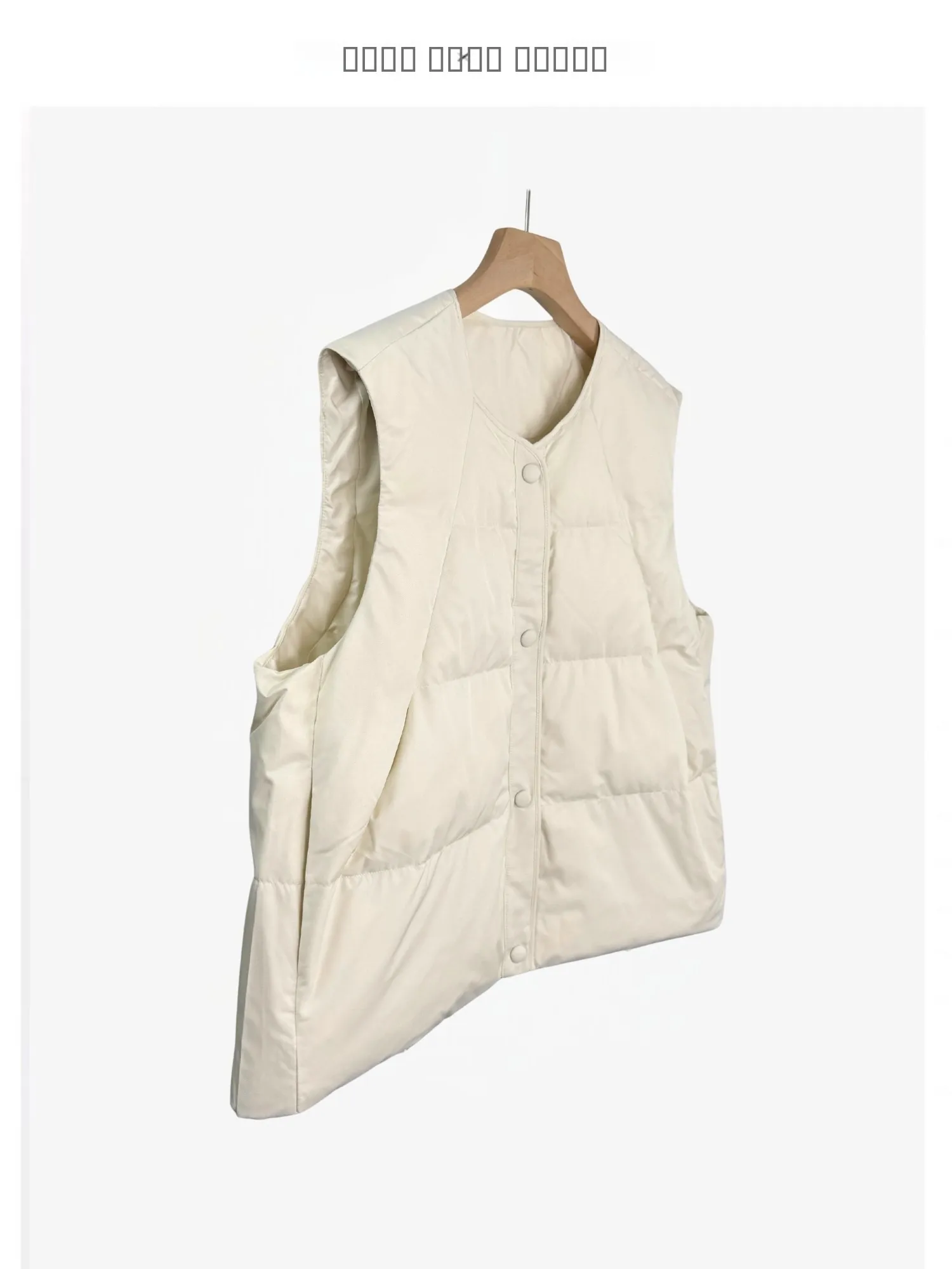 

Жилет женский Ele White Du, круглый вырез, модель Ne Svel Jaet 2025, новая зимняя коллекция, повседневный, утепленный, теплый.