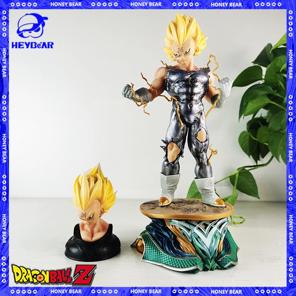 34cm Dragon Ball Figure Vegeta Figure Enchantment Vegeta Iv Figures Statue Model Doll Collection Desk Decor Toys Birthday Gifts