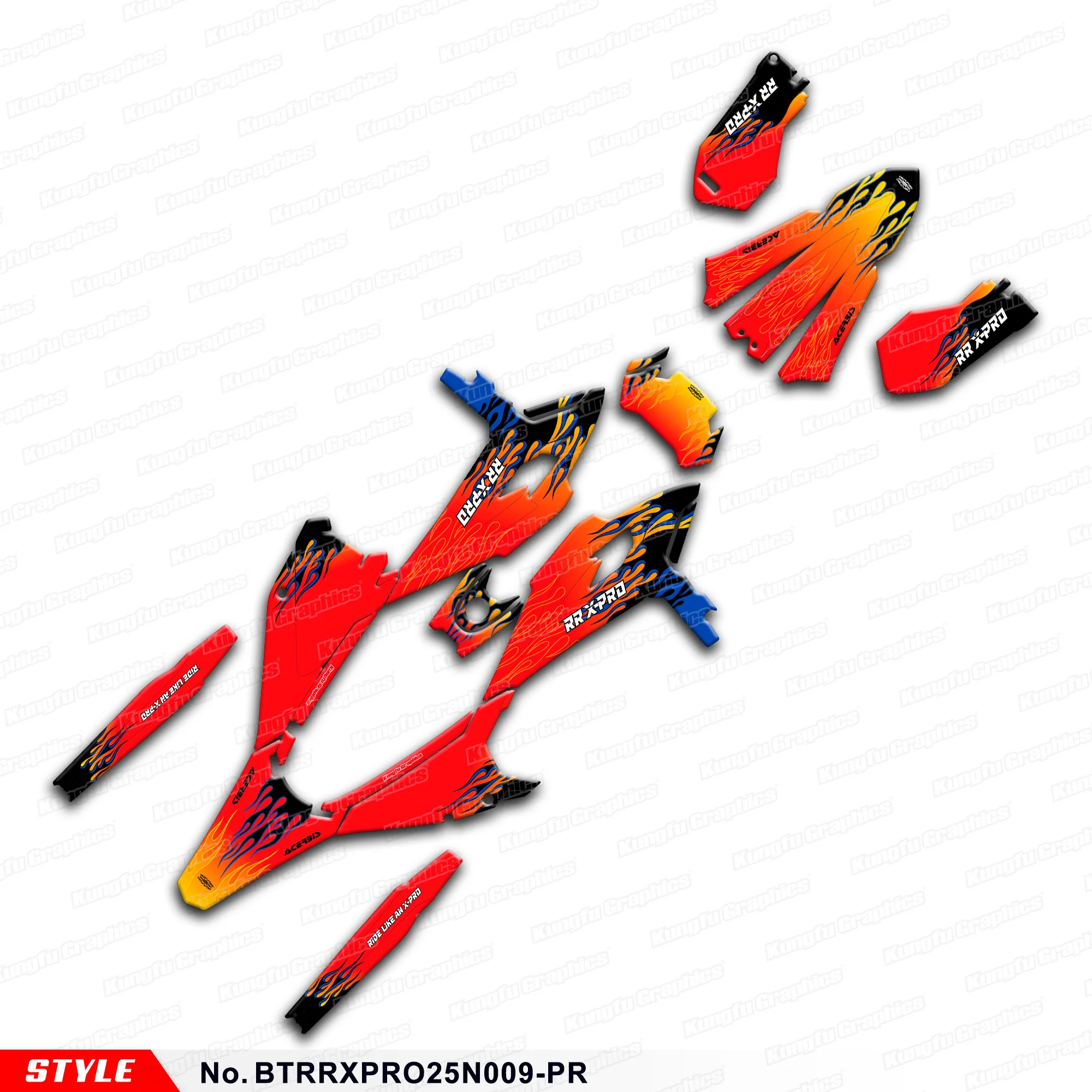

JY RACING MX Stickers Enduro for 2025-2026 Beta RR/ RR RACE / RR X-PRO 125 200 250 300 350 390 430 480 Adhesive Decals Rebuild