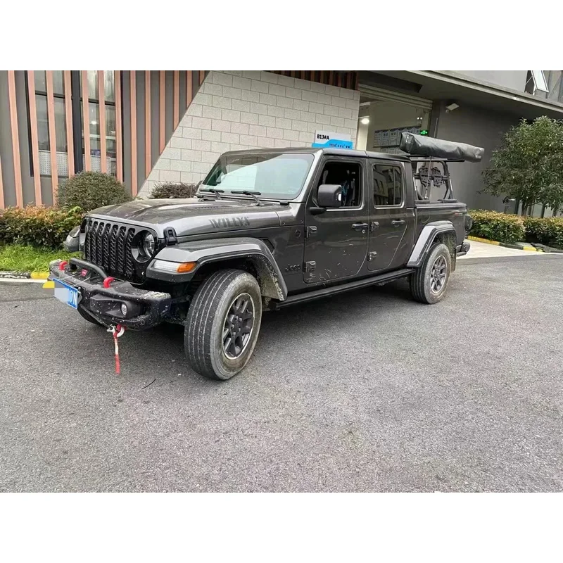 Picture 6: Factory Customized Aluminum Pickup Truck Bed Storage Drawers System Double Drawers With Sliding Cargo Tray For  Gladiator