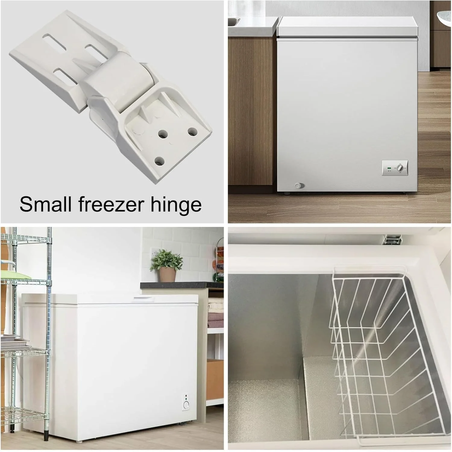 Freezer Hinge Replacement | Hinge for Small Freezer,Easy to Install and Balanced for Small Freezer for Kitchen Chest Freezer Hin