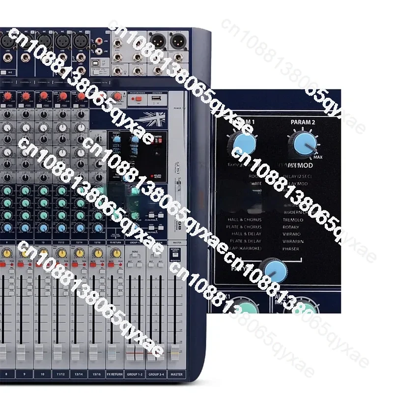 For Stage Performance Signature 16 Analog 16 Channel Mixer with Onboard Lexicon Effects